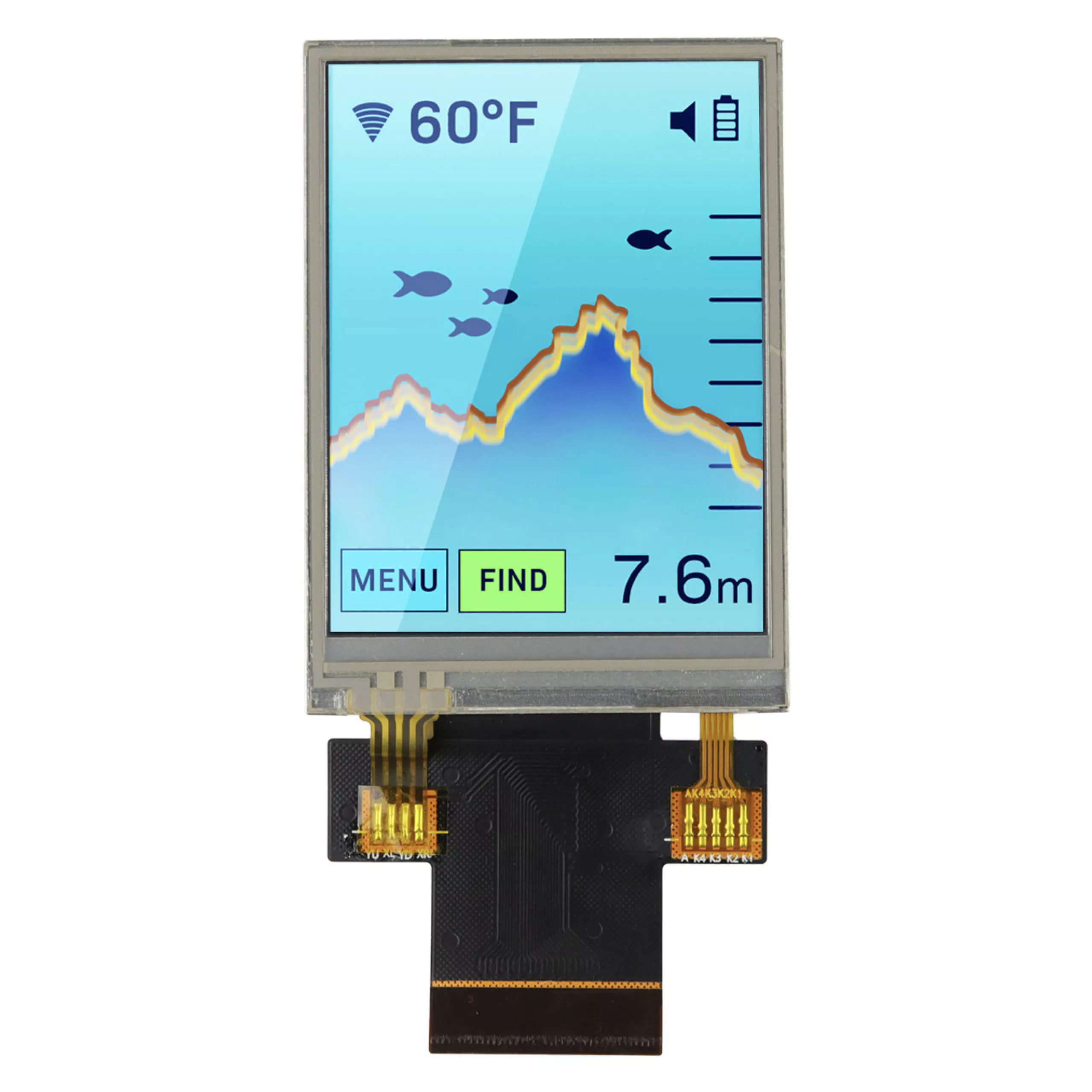 Modulo TFT IPS Resistive Touch da 2,6 pollici