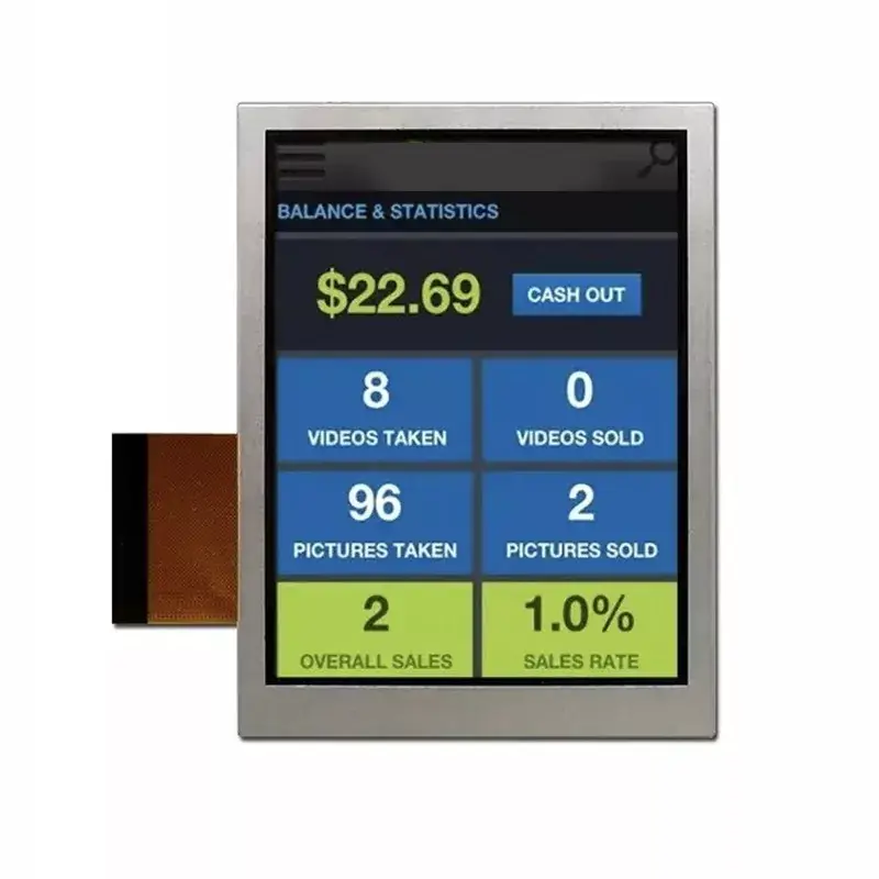 3,5 '' 480x640 TN Modulo TFT