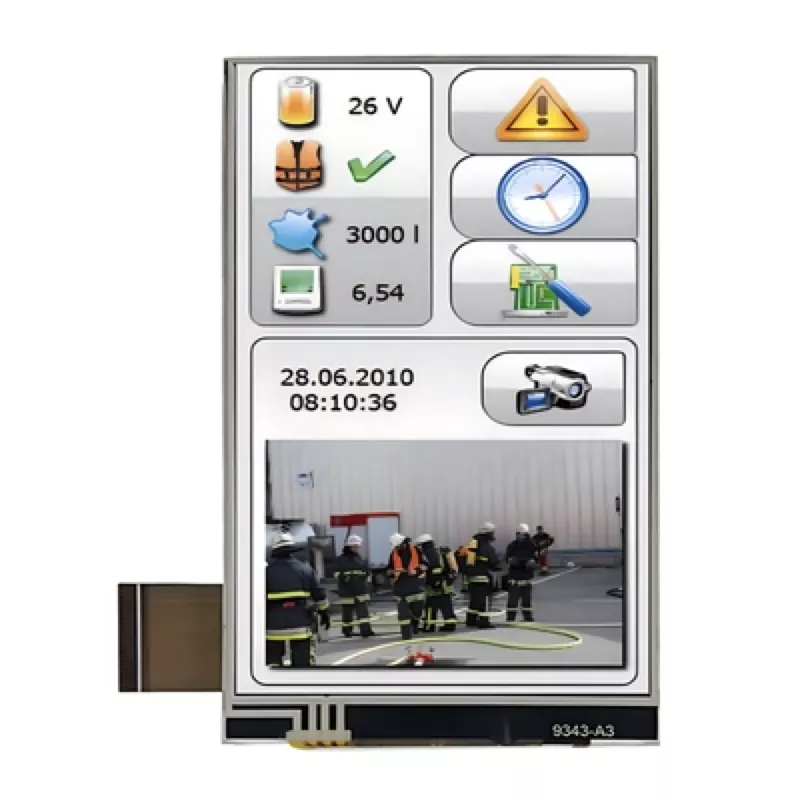 3,97 '' 480x800 Resistive Touch IPS Modulo TFT