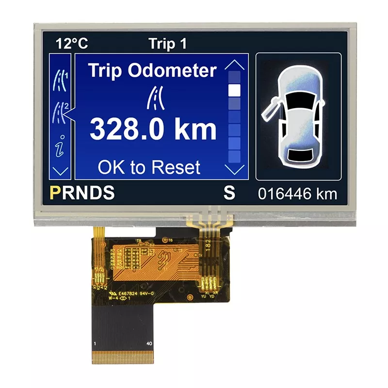 480x272 480x272 Modulo TFT resistivo