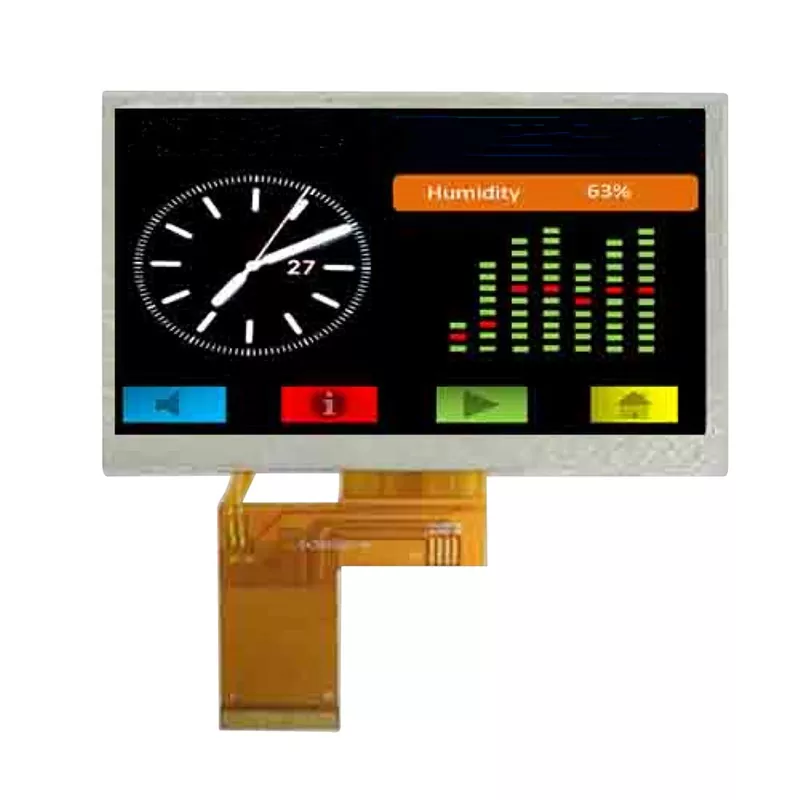 4,3 pollici 480x272 Modulo TFT a temperatura larga