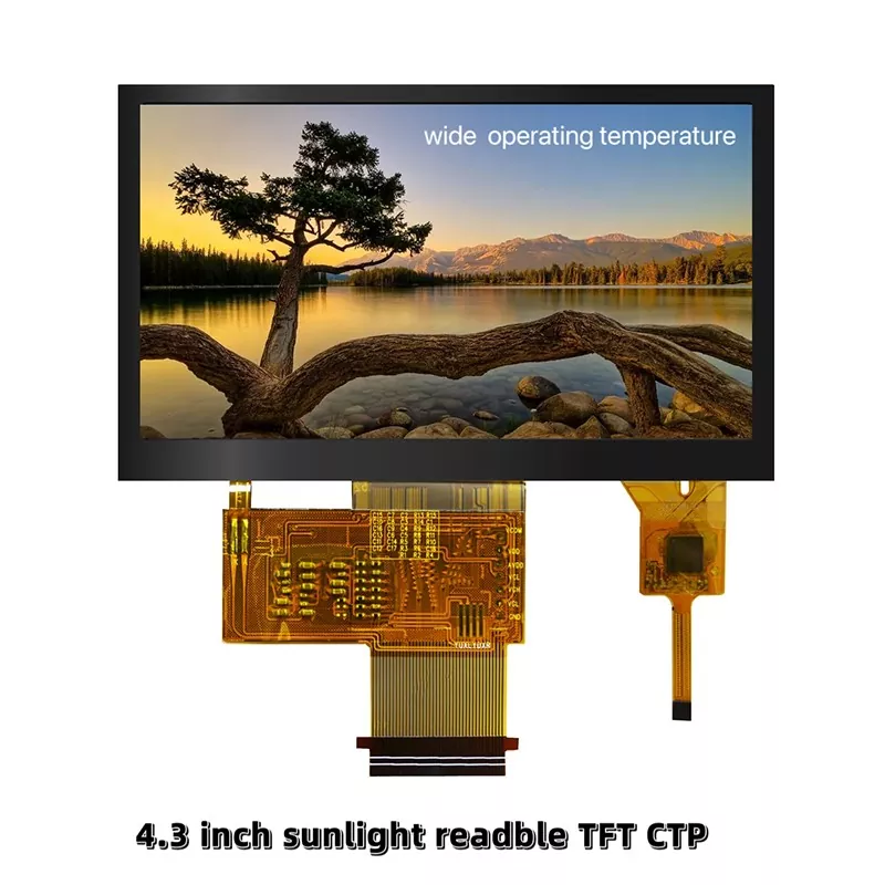 4,3 pollici 480x272 con modulo TFT touchscreen