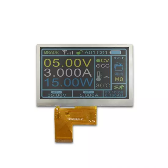 Modulo TFT IPS WQVGA da 4,3 pollici