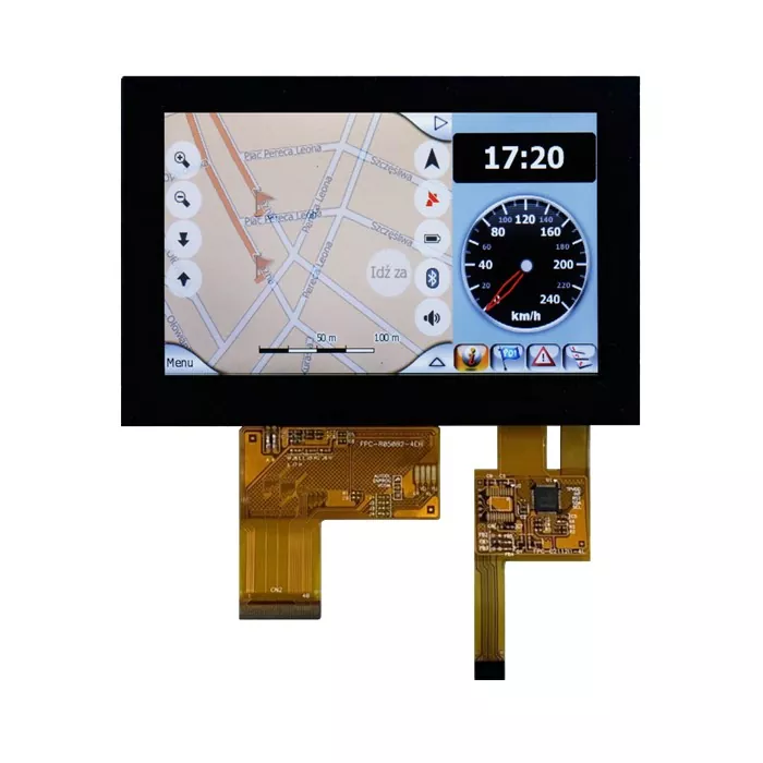 Modulo TFT da 5 pollici 800x480 Transflette